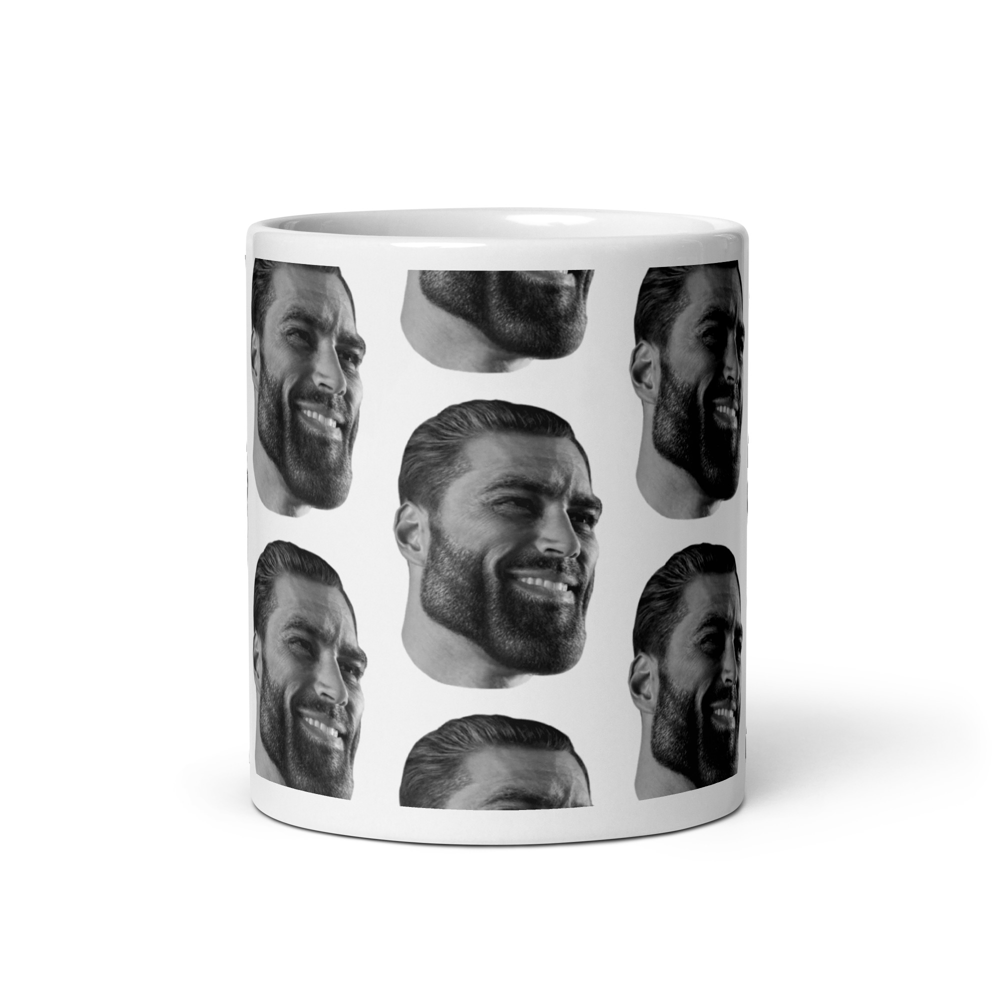 Giga Chad Meme Coffee Mug - Image 4