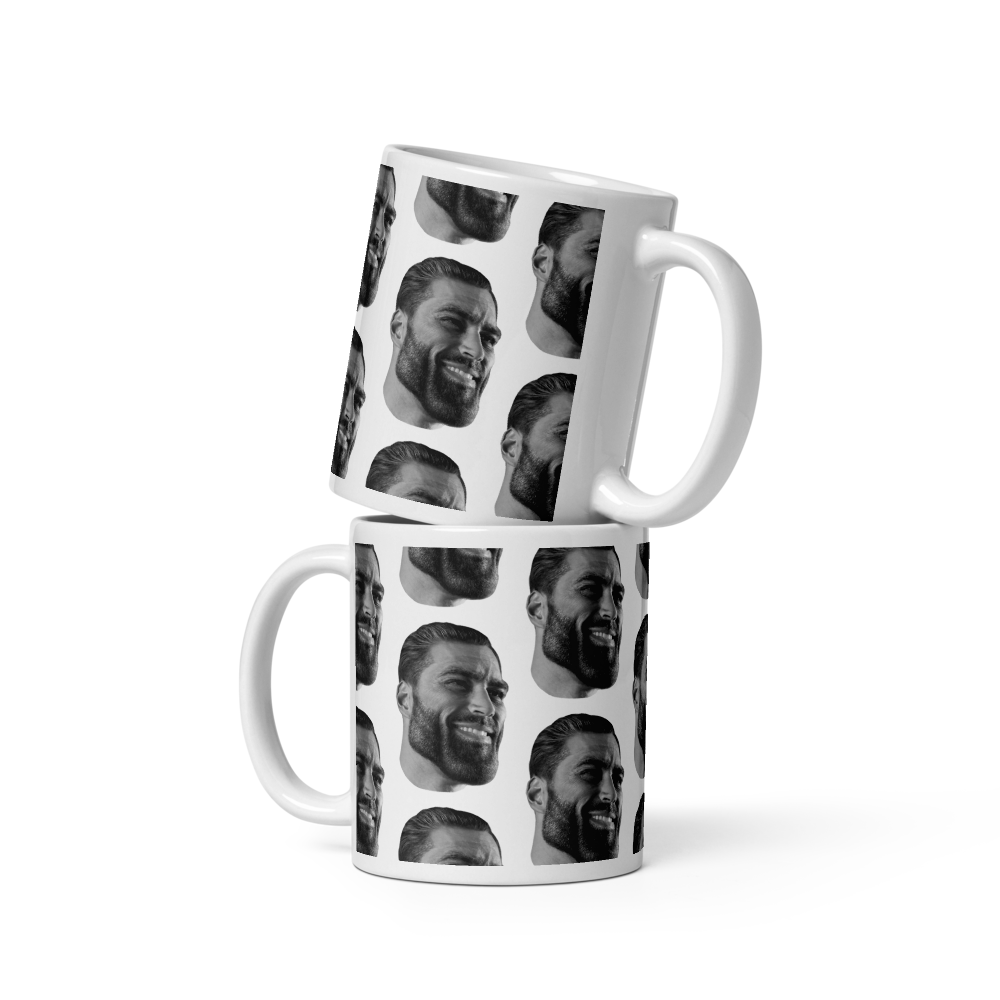 Giga Chad Meme Coffee Mug - Image 7