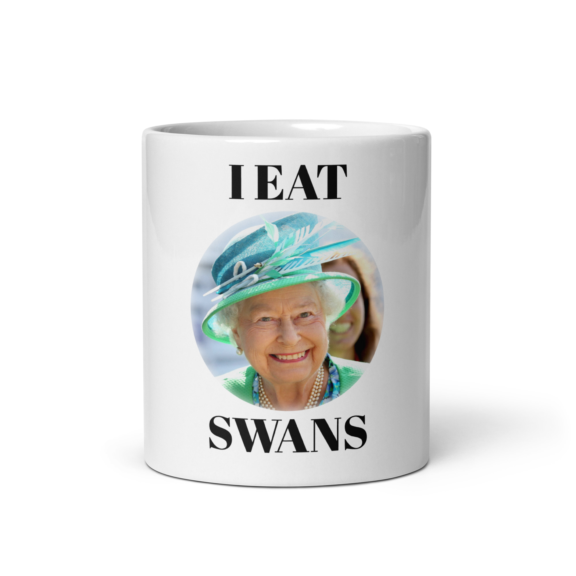 Queen Elizabeth Swans Coffee Mug - Image 4