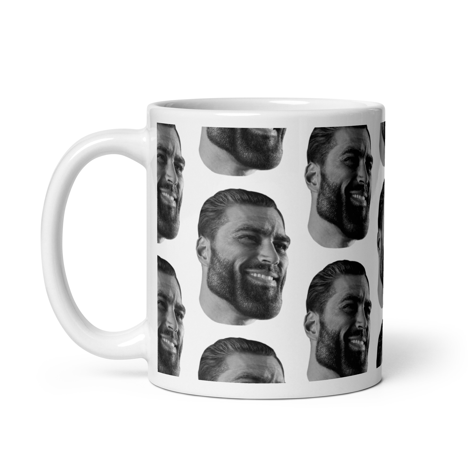 Giga Chad Meme Coffee Mug - Image 3