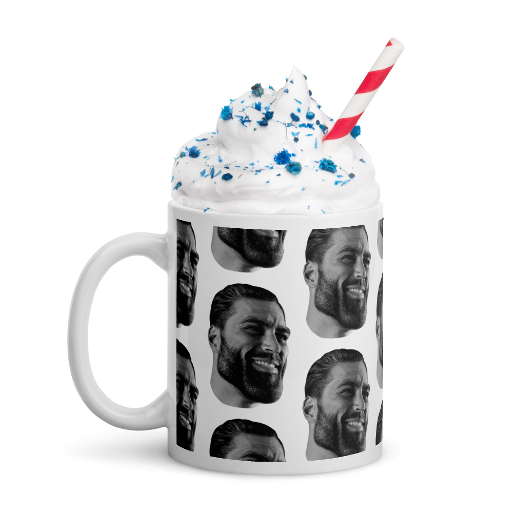 Giga Chad Meme Coffee Mug - Image 8