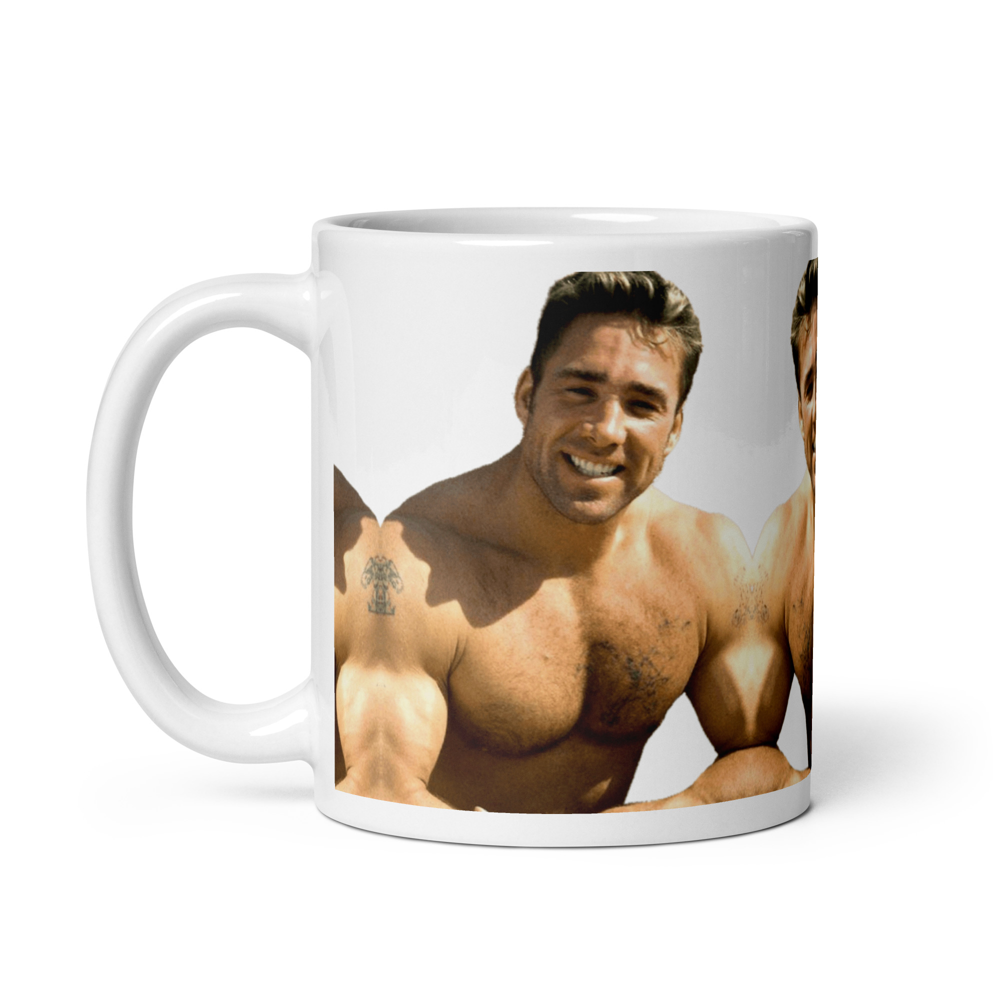 Billy Herrington Aniki Meme Coffee Mug - Image 3