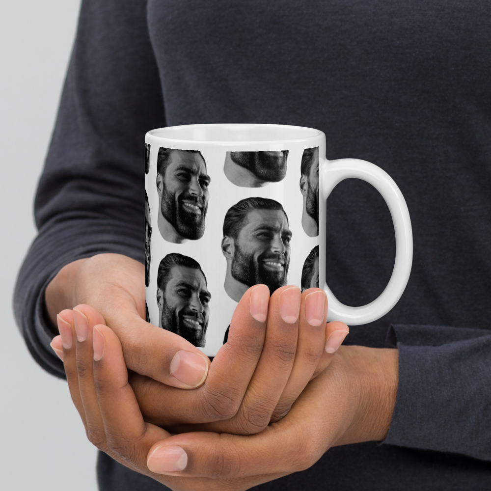 Giga Chad Meme Coffee Mug - Image 9