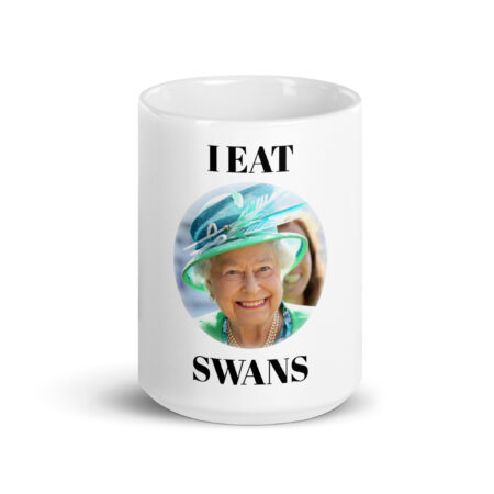 Queen Elizabeth Swans Coffee Mug