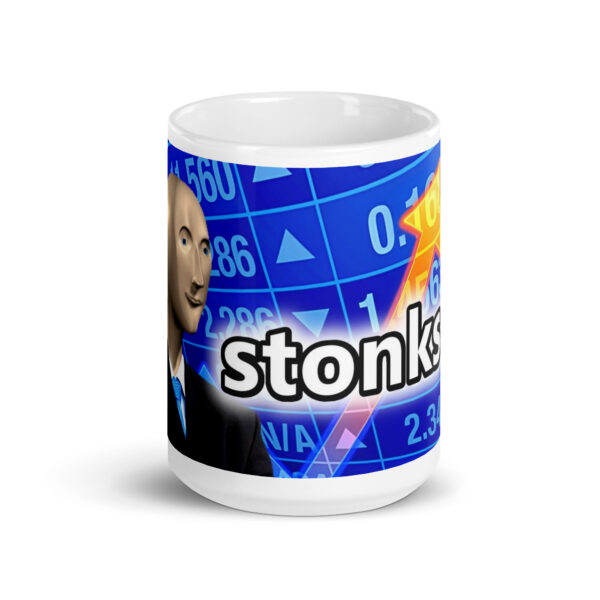 Stonks Trader Crypto Meme Coffee Mug