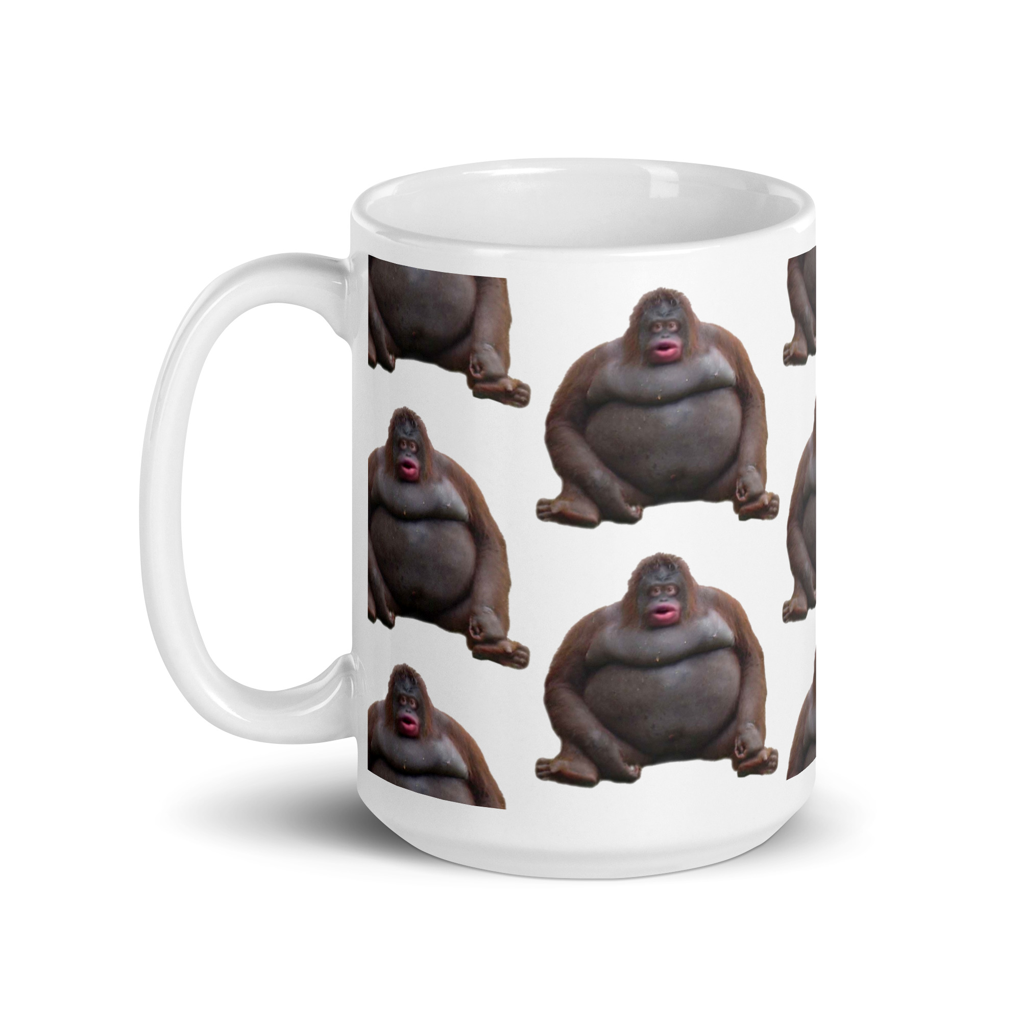 Uh Oh Stinky Monke Meme Coffee Mug - Image 6