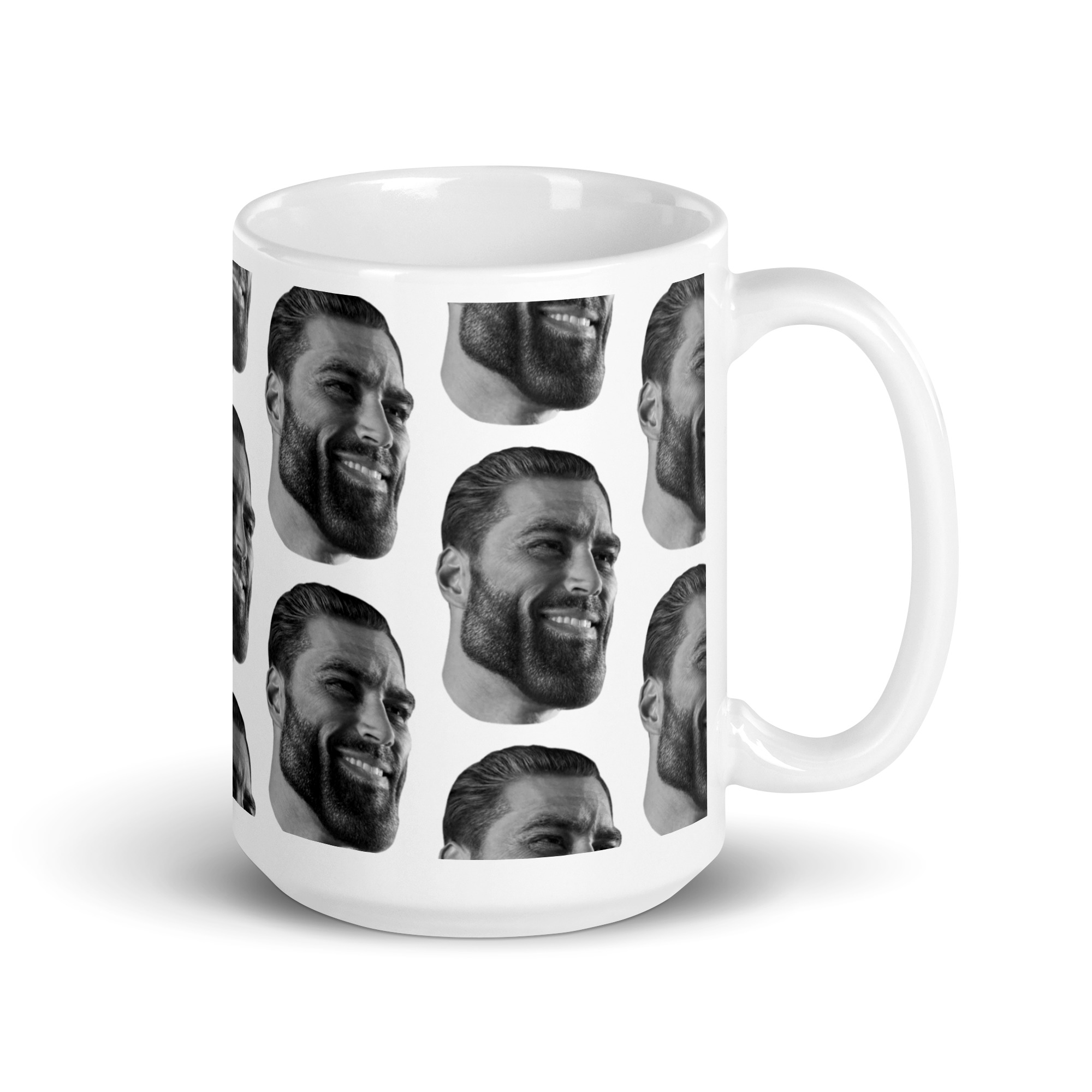 Giga Chad Meme Coffee Mug - Image 5