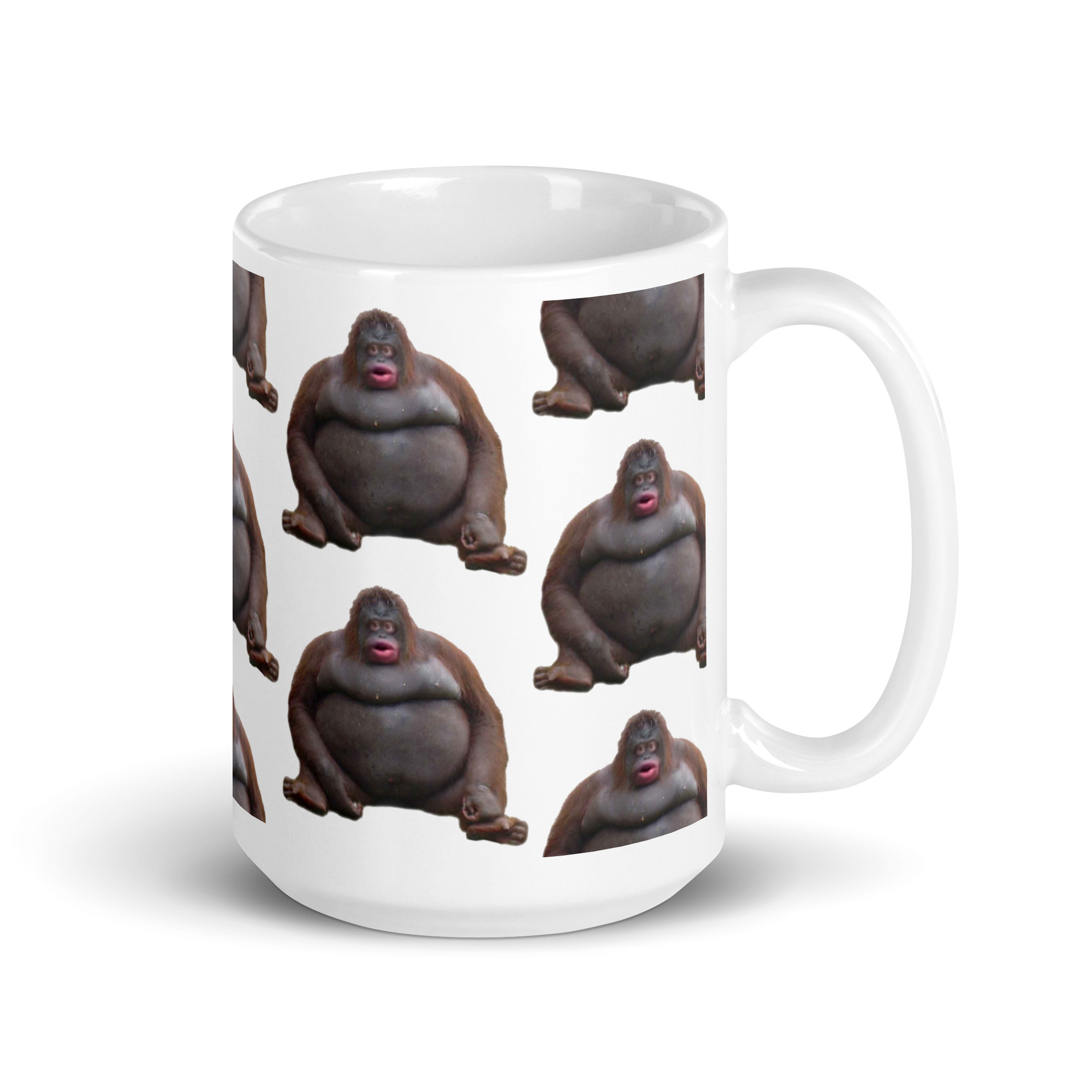 Uh Oh Stinky Monke Meme Coffee Mug - Image 5